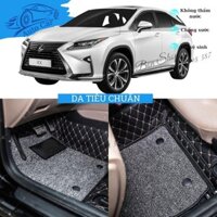 [Da Tiêu Chuẩn] Thảm lót sàn ô tô - Thảm trải sàn ô tô 5D 6D da tiêu chuẩn Lexus Rx 350 chống nước, không mùi