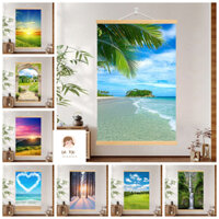 Da Tou-30*40cm/40*50cm-tranh số hóa-Sản phẩm mới Treo cuộn Khung cảnh thiên nhiên Prairie Bãi biển Bức tranh tường Lối vào Nền treo tường Tranh vải--tranh tô màu cho bé--tô màu theo số--tranh tô màu theo số--tranh tô màu số hoá--tranh số hoá-