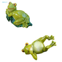 Da * Treo Ếch Trang Trí Thủ Dâm Ngoài Trời Trang Trí Vẽ Tay Ếch Nhựa Trang Trí Cho Chậu Hoa Hình Ếch Dễ Thương Người Trồng Quà Tặng Trang Trí Cho Người Làm Vườn Bộ 2