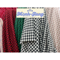 dạ tweed én 4 màu