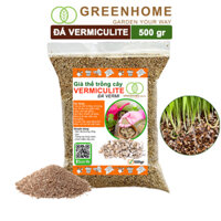 Đá Vermiculite vơ mi, bao 500gr, ươm hạt giống, trồng rau mầm, đất hoa hồng, sen đá, thuỷ canh Greenhome