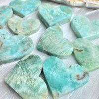đá xanh blue calcite hemimorphite aragonite hình tim