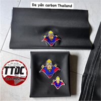 Da yên carbon Simsonp siêu nhân tặng sticker gắn mọi dòng xe 😍👏
