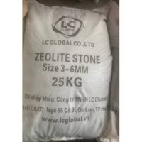 Đá zeolite -đá lọc nước - đất trồng cây - trồng thủy canh bao 25kg