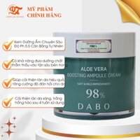 DABO CHÍNH HÃNG Kem dưỡng da pH 5.5 DABO ALOE VERA BOOSTING AMPOULE CREAM