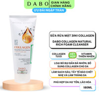 DABO CHÍNH HÃNG Sữa rửa mặt Collagen chống lão hóa - DABO Natural Rich Collagen Foam Cleanser 180ml