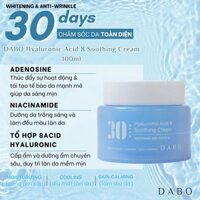 DABO Kem dưỡng da cấp ẩm chuyên sâu DABO Hyaluronic Acid 8 Soothing Cream 100ml
