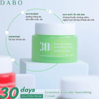DABO Kem dưỡng da tinh chất bơ trà xanh cấp ẩm - DABO Green Tea Avocado Nourishing Cream 100ml