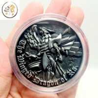 [Đặc biệt] Huy chương kỉ niệm yugioh The Winged Dragon Of Ra [25th Quarter Century] - Limited - KONAMI x Loppi