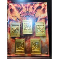 [Đặc biệt] Set 5 thẻ bài yugioh kèm khung trưng bày cao cấp [Exodia The Forbidden One] - Hợp kim in dập nổi - Nhập khẩu