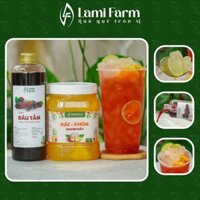 Đác rim khóm, chanh dây 1kg + Siro dâu tằm 500ml