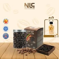 Đặc sản Đà Lạt Bánh quy hạt cà phê NLC vị cà phê đậm (340gr) - Đồ ăn vặt thơm ngon, tốt cho sức khỏe
