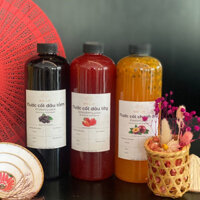 Đặc Sản Đà Lạt Nước Cốt Dâu Tằm Đà Lạt vị Tư Nhiên tương trợ Tiêu Hóa, thuần chất Chai 1000ml - đặc sản nổi tiếng Đà Lạt