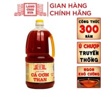 Đặc Sản Phan Thiết - Chai 2 Lít - Tiết Kiệm Nước Chấm Cá Cơm Than Làng Chài Xưa Chai Nhựa Cao Cấp 2 LítChai Đặc Biệt Thanh Dịu An Toàn