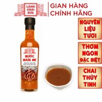 Đặc Sản Phan Thiết - Nước Mắm Me Cao Cấp Làng Chài Xưa, Nguyên Liệu Tươi, Thơm Ngon Đặc Biệt Từ Me, Tỏi, Ớt Tươi, Chai Thủy Tinh 300G