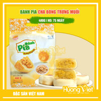 Đặc Sản Sóc Trăng - Bánh Pía Chà Bông Trứng Muối Tân Huê Viên 480G, Bánh Pía Mini Sóc Trăng Túi 12 Bánh