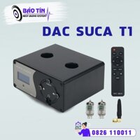 DAC T1 giải mã tích hợp pre đèn tăng giảm bass trép có điều khiển và sử dụng trực tiếp bóng Mỹ 5654W