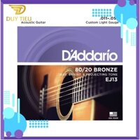 DADDARIO - EJ13 - Dây đàn Guitar - SET ACOUS 80/20 BRZ CST LITE 0.011-0.052 - DuytieuGuitar DT001