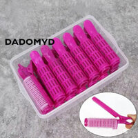 DADOMYD Phụ kiện uốn tóc, Kẹp tóc nguyên khối bằng nhựa, Nổ cố định lông tơ chất lượng cao
