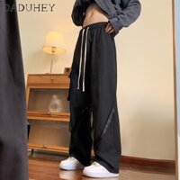 DaDuHey🔥 American Style Multi-Pocket Workwear Pants Men's Autumn Hip Hop Retro Trendy Brand Loose Straight Casual Pants