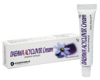 Daehwa Acyclovir Cream Hàn Quốc (màu tím) điều trị herpes, thủy đậu, sau phun xăm