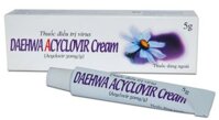 Daehwa Acyclovir Cream (Aciclovir 5% Hàn Quốc) điều trị virus herpes, bôi môi sau phẩu thuật xăm môi, phun xăm