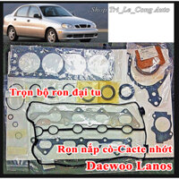 Daewoo 98-2001 ron nắp cò cacte nhớt dầu bộ gioăng đại tu mặt máy nắp quy lát cao su Lanos đời 99 2000 2001 động cơ 1.5