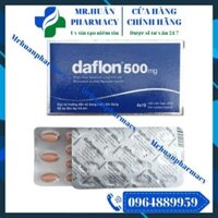 Daflon 500Mg (Hộp 4 vỉ x 15 viên) – Thuốc điều trị trĩ, suy giãn tĩnh mạch chân