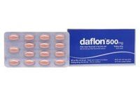 Daflon 500mg (Pháp) H60v điều trị suy tĩnh mạch, triệu chứng trĩ cấp tính