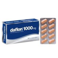 Daflon 500mg trị trĩ, suy giãn tĩnh mạch hộp 60 viên