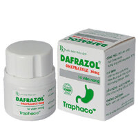 Dafrazol Omeprazole, điều trị và dự phòng tái phát loét dạ dày, loét tá tràng