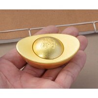 [DÀI 6CM] Thỏi vàng bằng đồng xoay 360 độ, cải vận phong thủy tài lộc