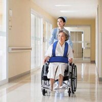 Đai An Toàn Thoáng Khí Hỗ Trợ Cho Người Già Khi Ngồi Xe Lăn