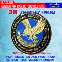 Đại bàng may mắn Chất lượng cao và độ nhớt cao theo thứ tự huynh đệ của đại bàng biểu tượng bằng thép không gỉ không phai màu size 4 inch