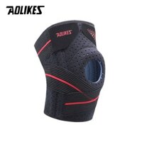 Đai bảo vệ đầu gối AOLIKES A-7909 hỗ trợ khớp xương bành chè pressurized knee support - Red