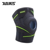 Đai bảo vệ đầu gối AOLIKES A-7909 hỗ trợ khớp xương bành chè pressurized knee support - Green