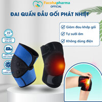 Đai bảo vệ đầu gối Facoha hỗ trợ giảm đau khớp gối giữ ấm giảm nhức mỏi khớp gối chuyên dùng có người đau mỏi gối 1 đôi