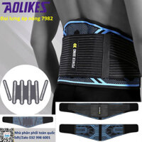 Đai bảo vệ lưng cao cấp Aolikes 7982 Đai lưng gym bảo vệ cột sống Thoát vị đĩa đệm tl11