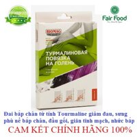 Đai bắp chân từ tính Tourmaline giảm đau, sưng phù nề bắp chân, đầu gối, giãn tĩnh mạch chân