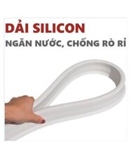 Dải cao su silicon chặn nước cho nhà tắm size lớn 50x30 tiện dụng ngăn nước nhà tắm, khu rửa mặt cho gia đình