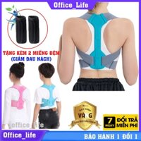 Đai Chống Gù Lưng Nẹp Nhựa LITINGZI Cho Nam Và Nữ, Đai Chống Gù Lưng Trẻ Nhỏ [Tặng Kèm Đệm Nách]