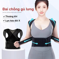 Đai Chống Gù Lưng Y Tế Nevor DCG04 Có Nẹp Cứng Định Hình Cột Sống, Hỗ Trợ Cong Vẹo, Thoái Hóa Lưng