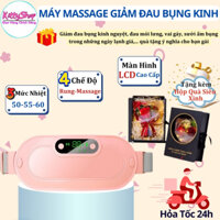 Đai chườm ấm bụng kinh, máy massage kết hợp rung và làm ấm cho phụ nữ đến kì, giảm đau bụng, đau lưng, quà tặng ý nghĩa