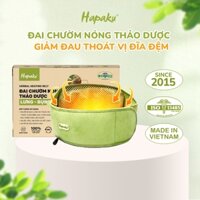 Đai Chườm Lưng Bụng Thảo Dược Hapaku, Giảm Đau Thoát Vị Đĩa Đệm, Đai Lưng Cột Sống