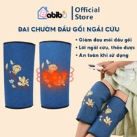Đai chườm nóng dầu gối ngải cứu BABIBO -Giảm đau nhức xương khớp gối hiệu quả, đai chườm ấm khớp gối