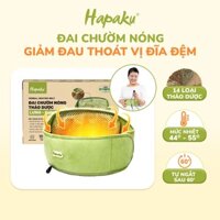 Đai Chườm Nóng Thảo Mộc Giảm Đau Lưng Bụng Hapaku, Thoái Hóa Đốt Sống Lưng, Thoát Vị Đĩa Đệm, Đai Lưng Cột Sống