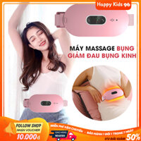 Đai chườm nóng và massage bụng, giảm đau bụng kinh nguyệt cho nữ với 4 mức độ nhiệt và 5 chế độ massage cực tiện lợi