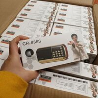 Đài Cr 836s có sạc, thẻ nhớ 8g, 16g