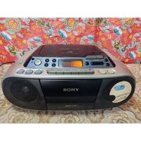 Đài cũ radio/cassette/đĩa CD SONY CFD-S03CP/điện 220v