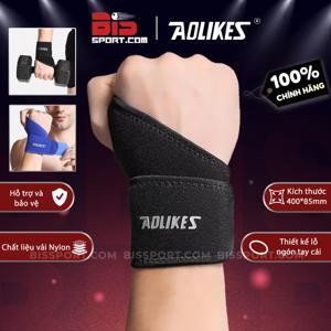 Đai cuốn bảo vệ cổ tay tập gym Aolikes AL7937